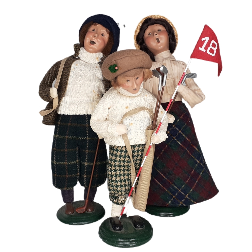 Byer's Choice Golfing Caroler Figurines